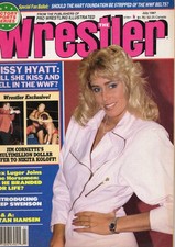 THE WRESTLER JULY 1987 FOUR HORSEMEN MISSY HYATT CHRIS ADAMS JIM CORNETTE NWA