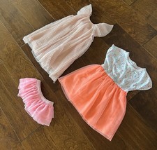 Toddler Girl Dresses/ Skirt Tutu Size 18-24 Mo Bundle/lot Of 3