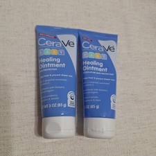 CeraVe Baby Healing Ointment Petrolatum, Diaper Rash Relief, 3 oz Pack of 2
