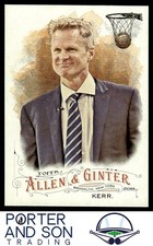 Steve Kerr 2016 Topps Allen & Ginter #160 Golden State Warriors Baseball Card