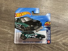 Hot Wheels 2025 Super Treasure Hunt Honda Civic Custom Short Card Cracked