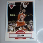 Fleer 1990-91 Michael Jordan #26 Chicago Bulls NBA Basketball Trading Card