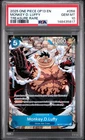 PSA 10 - MONKEY D. LUFFY TREASURE RARE OP11-058 - One Piece CARRYING ON HIS WILL