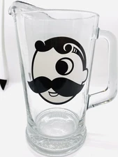 Natty Boh Mr. Boh National Bohemian Maryland Beer Logo Pitcher..