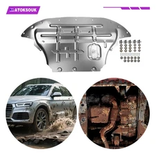 Steel Engine Splash Shield For Audi Q5 2009-2017 Under Engine Cover Guard