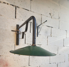 ancienne applique potence lampe lanterne de cour 