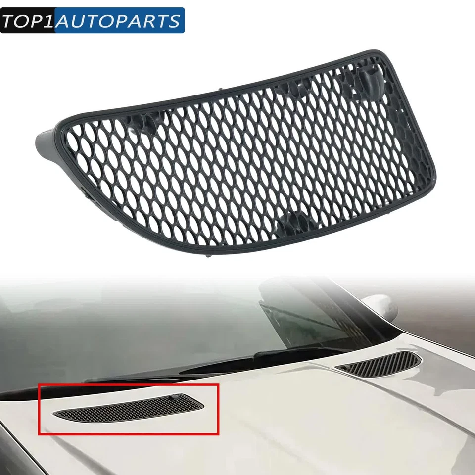 Passenger Side Front Hood Grille Black for R171 SLK280 SLK300 SLK350 SLK55 AMG - Изображение 4 из 4