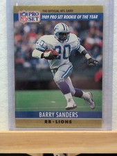 1990 Pro Set - Award Winner Barry Sanders #1 