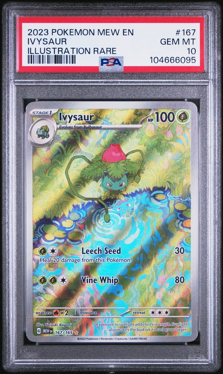 2023 POKEMON MEW EN-151 ILLUSTRATION RARE #167 IVYSAUR PSA 10 | eBay