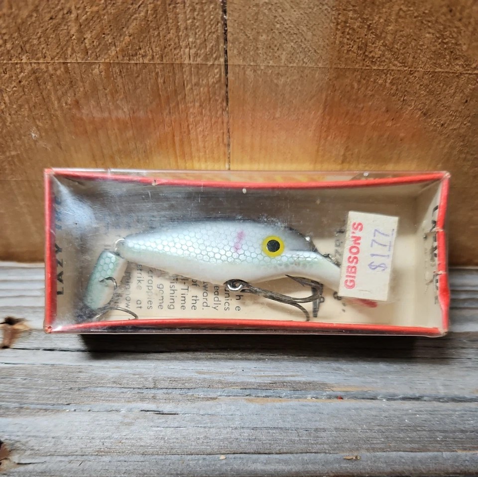 De colección Lazy Ike "SNAPPERTAIL" #ST-3 SH. Señuelo color sábalo. Caja/inserto original.  Foto 4 de 4