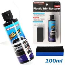 3.4OZ Car Plastic Restorer Trim Restoration kit Revitalizing Coating Agent 100ml