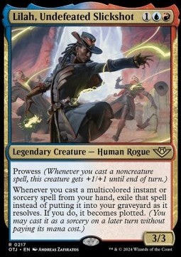 Magic/MTG Lilah, Undefeated Slickshot OTJ-217 Rare Englisch NM