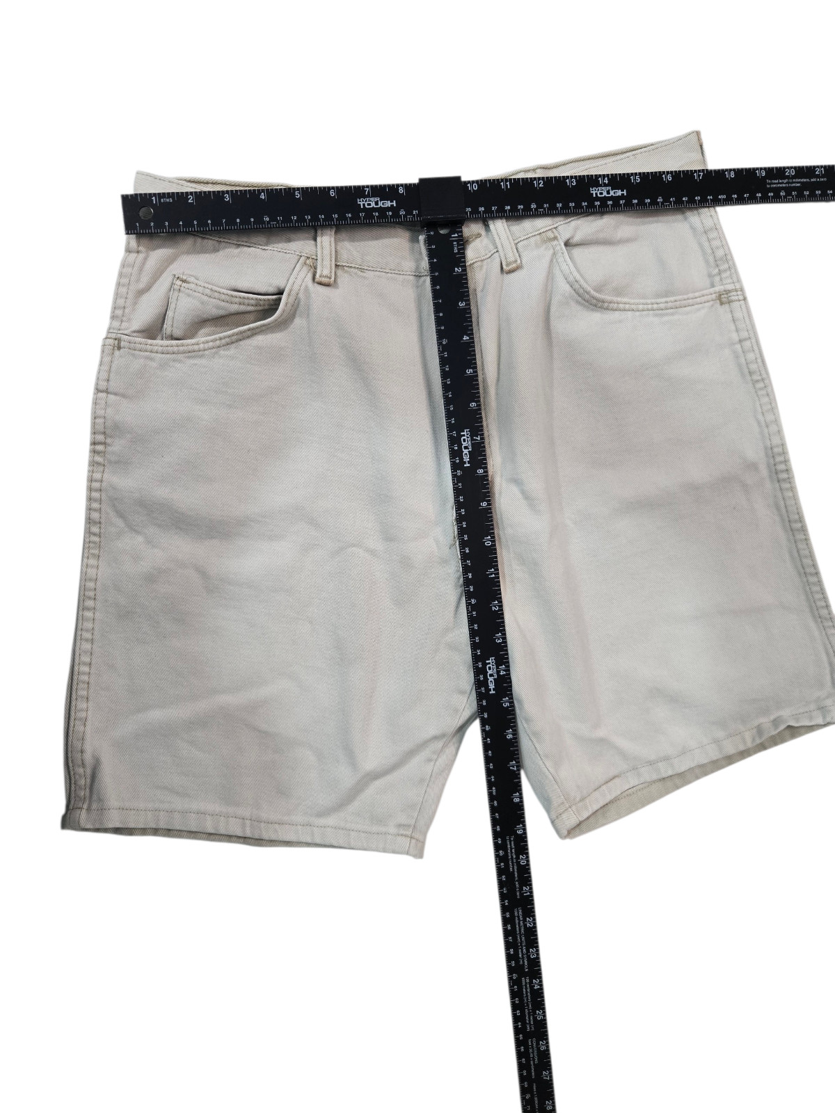 Wrangler Beige Carpenter Style Shorts 36 Made in USA 100% Cotton thumbnail 3