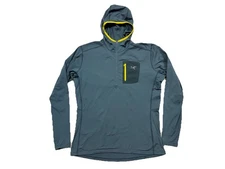 Mens Arcteryx Rho LT hoody Large - gray