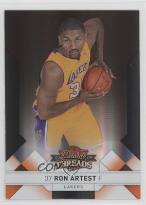 2009-10 Panini Threads Century Proof Orange Metta World Peace Ron Artest #56 0e3