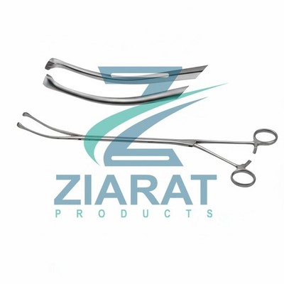 1 Thoracoscopy Allis Tissue Forceps Curved Jaws Valve Surgery By Ziarat Product