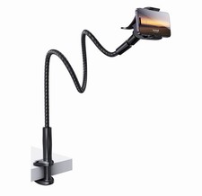 Lit support téléphone col de cygne tressé Lamicall - bras flexible, 38" - LIVRAISON GRATUITE !