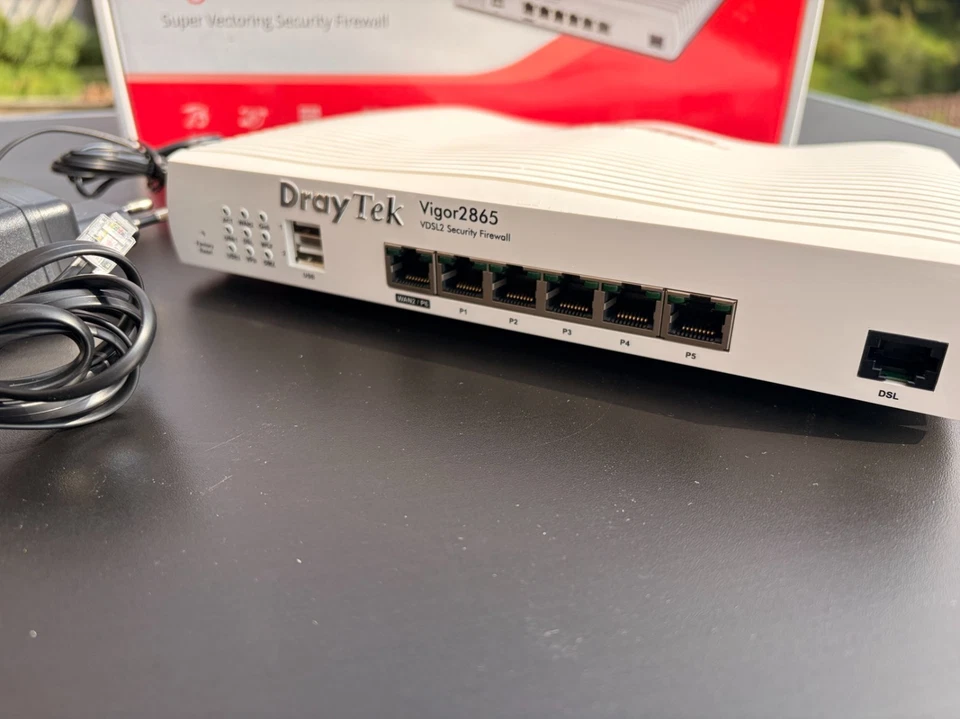 Modem Router DrayTek Vigor 2865 – VDSL2 35B / Dual WAN / VPN WireGuard & OpenVPN - Immagine 2 di 4