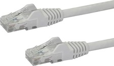   StarTech 100ft White Cat6 Patch Cable - Snagless RJ45 ETL Verified - NEW NIB