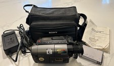 Sony Handycam CCD-TRV29 Video 8 Camcorder Sony Case/Charger/Remote/Tape -Tested