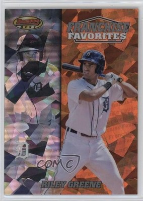 2020 Bowman's Best Franchise Favorites Atomic Refractor Riley Greene #FFA-RG 2t9