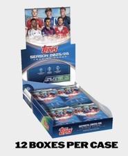 2025-26 Topps UEFA Club Competitions Hobby Box Sealed Case - Presale