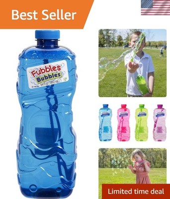 Bubbles by Fubbles 64oz Non Toxic Bubble Solution | Refill Solution for Bubbl...