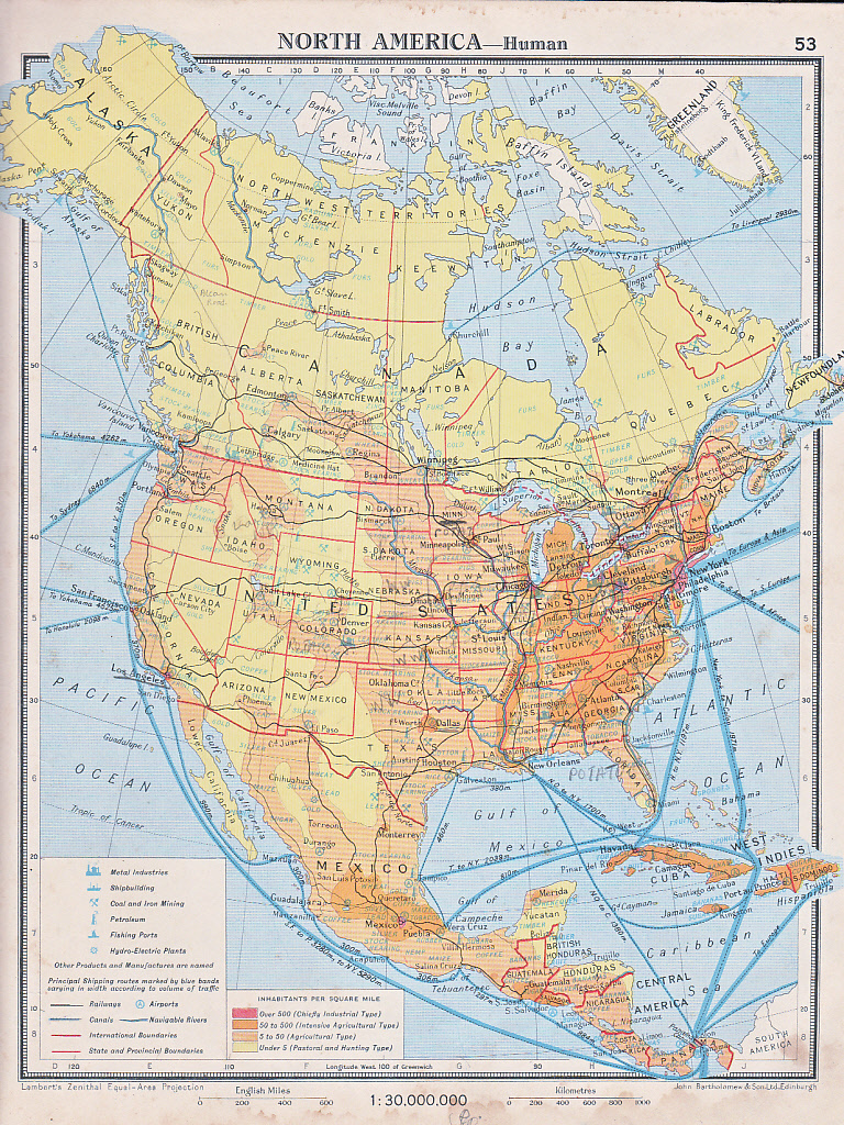 大型1982年　ロードアトラス　アメリカとカナダの道路地図 大型1982年 ロードアトラス アメリカとカナダの道路地図 2025年