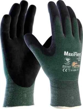 12 Pair MaxiFlex Cut Resistant Gloves 34-8743 Nitrile Coated Flexible MEDIUM