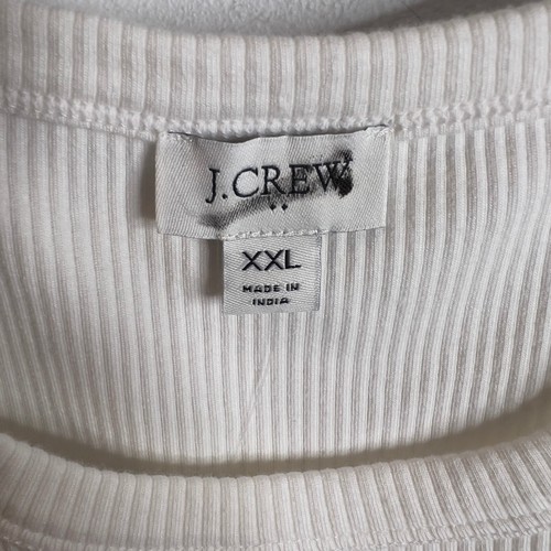 J.Crew $90 Striped ribbed-knit mixy dress Blue Size XXL CJ265 - Picture 2 of 6