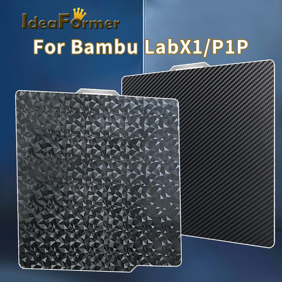 Ideaformer Smooth PEO+Carbon Fiber PET Build Plate 257x257mm for Bambu Series - Image 4 of 4
