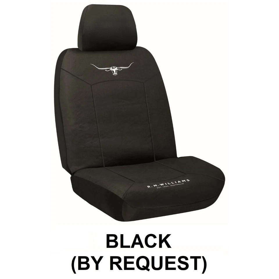 SINGLE R M WILLIAMS COTTON CANVAS SEAT COVER FOR FIAT 124 - Image 4 of 4