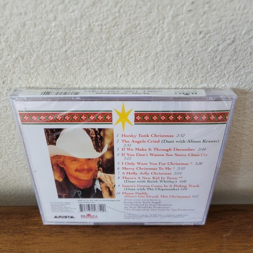 VTG Alan Jackson - Honky Tonk Christmas Holiday Music CD. 1993 New and Sealed. - Foto 2 di 2