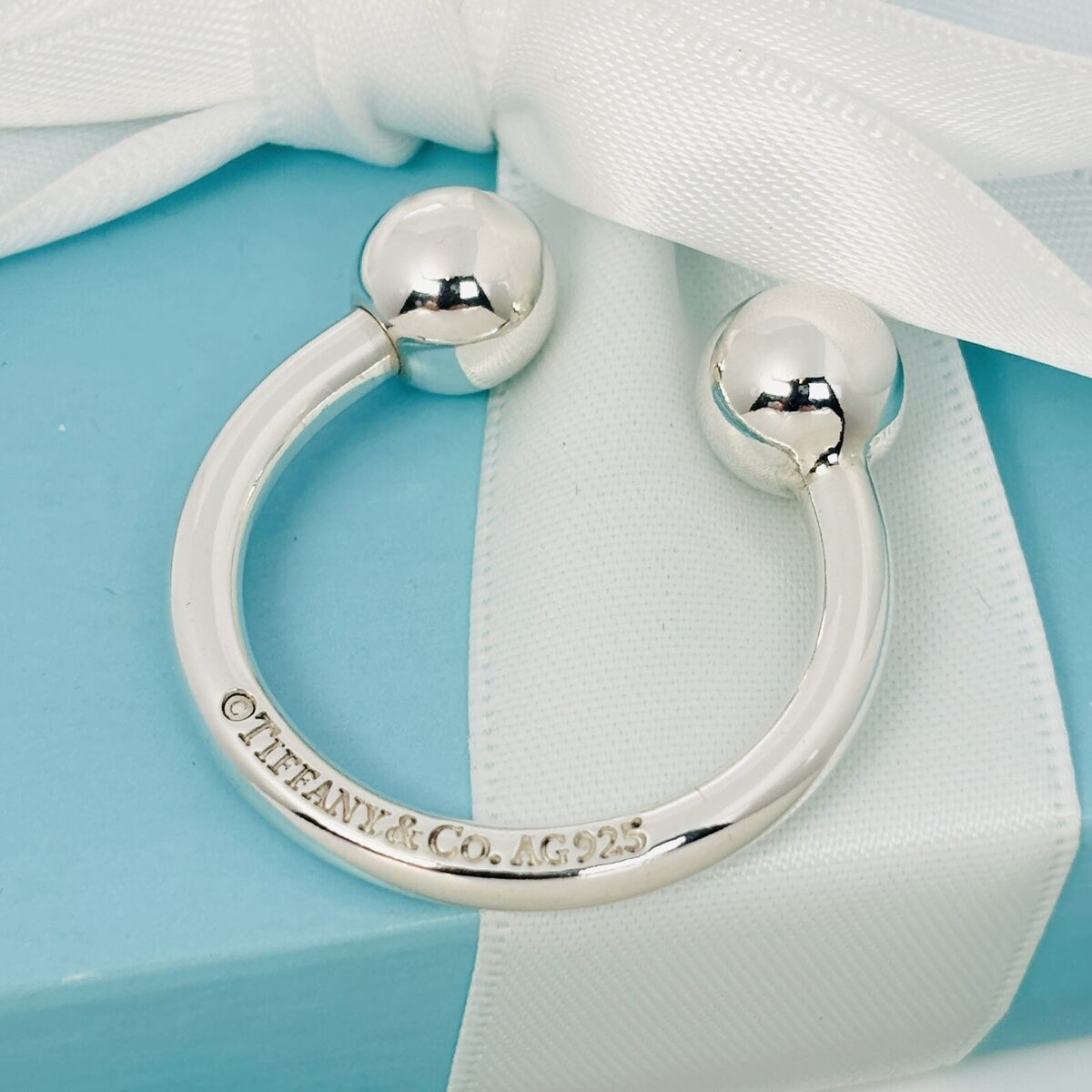 Tiffany & Co Horseshoe Key Ring Chain Keyring Keychain in Tiffany & Co Horseshoe Key Ring Chain Keyring Keychain in