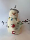 Hallmark Mitford Snowman J.C. Plush Soft Sculpture Jan Karon Christmas Lights