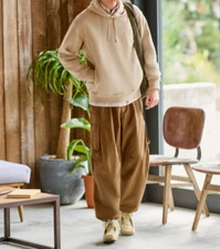 UNIQLO : C Wide Cargo Pants Drawstrings Lightweight High-Quality 4Color UNISEX