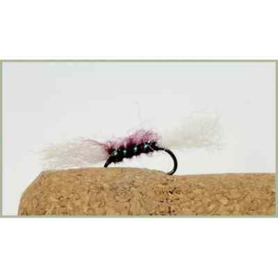 BARBLESS Shipman Buzzers, 6 x Claret Barbless Shipmans, Größenwahl, Forellenfliegen