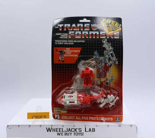 Blades 100% Complete W/CARDBACK & BUBBLE G1 Transformers Vintage Action Figure