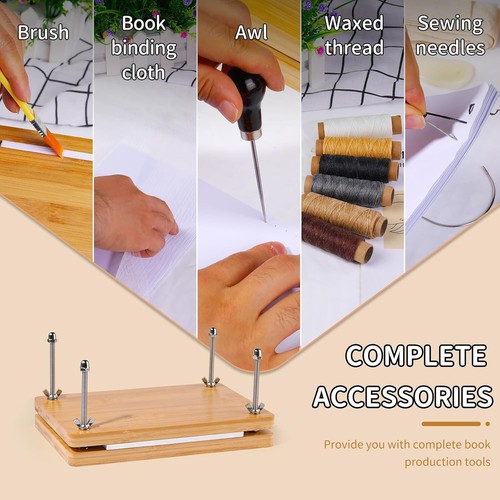 Bookbinding Kit, Book Binding Kits, Book Press, 7.9”x11.6”, Book Binding Tool... - Picture 6 of 8