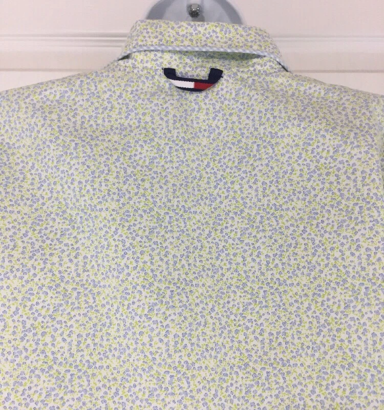 Conjunto de camisola Tommy Hilfiger feminina tamanho médio 2 peças botão roupão frontal - Imagem 4 de 4