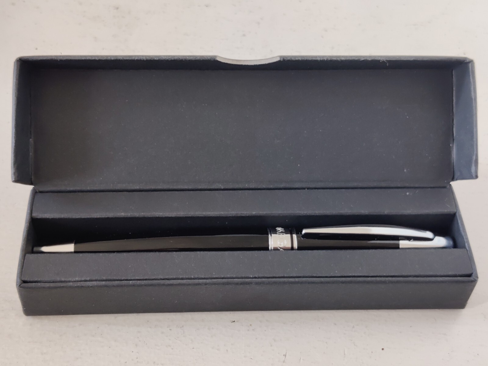 Omega Watches Ball Point Ballpoint Roll Pen Black In Box Working Fast Shipping