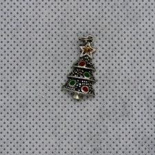 Sterling Silver Christmas tree Charm