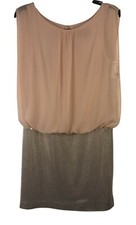 Hailey David’s Bridal Women’s Blush Colored Sleeveless Dress w/Sequins Size 4