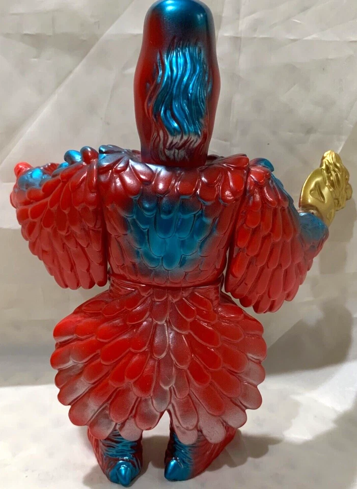 Boneco M1GO DAIMON 9" Sofubi Vinil Kaiju 1997 Japão 1 de 10 RARO - Imagem 3 de 4