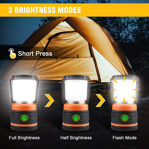 Uchrolls Camping Lantern, USB Rechargeable 800 Lumen LED Outdoor Lights