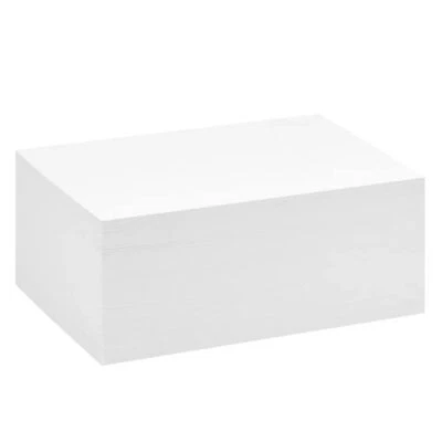 RESKID 100 Pack of 4x6 Thick Heavyweight Index Cards on 110lb Card Stock - Perfect f...