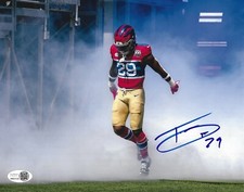 Tyrone Tracy Jr. Signed Autographed 8x10 Photo - NFL NY Giants - w/JSA COA