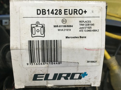 Bonus 500 Euro 18 Anni 2006 DB1428 EURO+ Brake Pad Set Bendix | eBay
