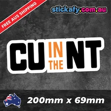 CU in the NT Sticker Funny Laptop Car Window Bumper 4x4 Ute Decal