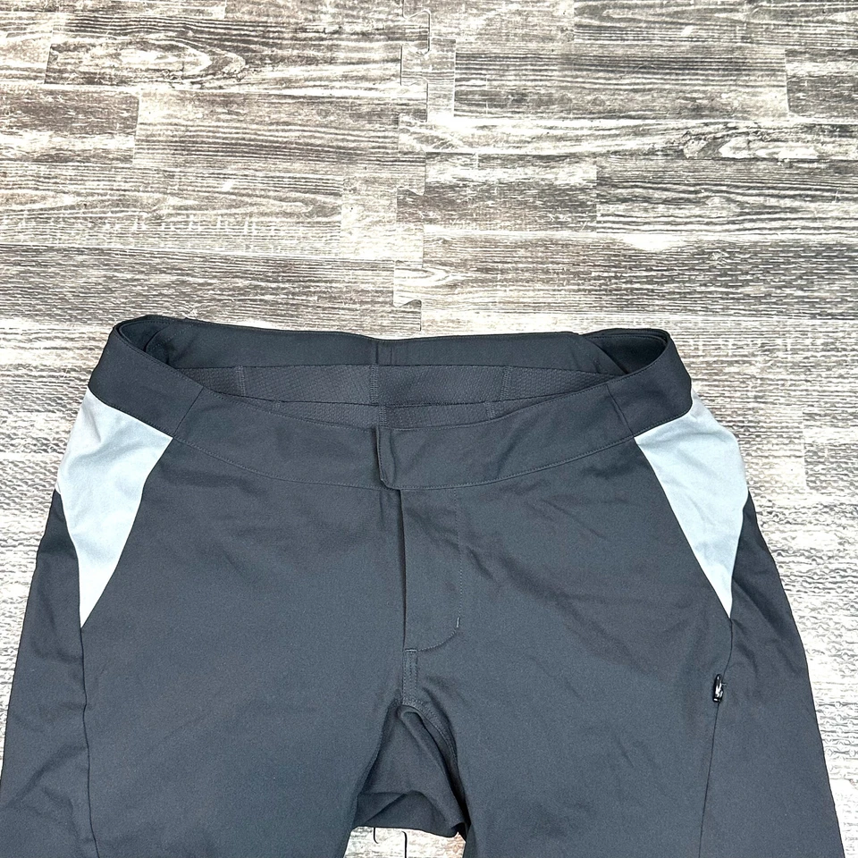 Pearl Izumi Mujer Talla L Negro Gris 8” Ride Bike Run Canyon Shorts 19211703 Foto 2 de 4